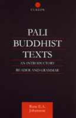 Pali Buddhist Texts -  Rune E. A. Johansson