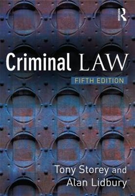 Criminal Law -  Alan Lidbury,  Tony Storey