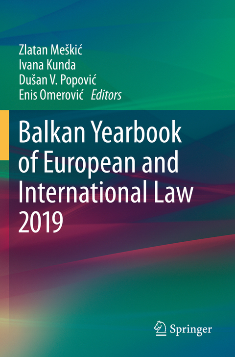 Balkan Yearbook of European and International Law 2019 - 