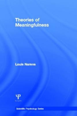 Theories of Meaningfulness -  Louis Narens