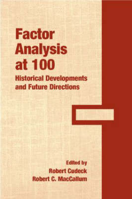 Factor Analysis at 100 - 