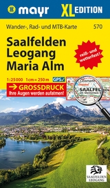 Mayr Wanderkarte Saalfelden - Leogang - Maria Alm XL 1:25.000 - 