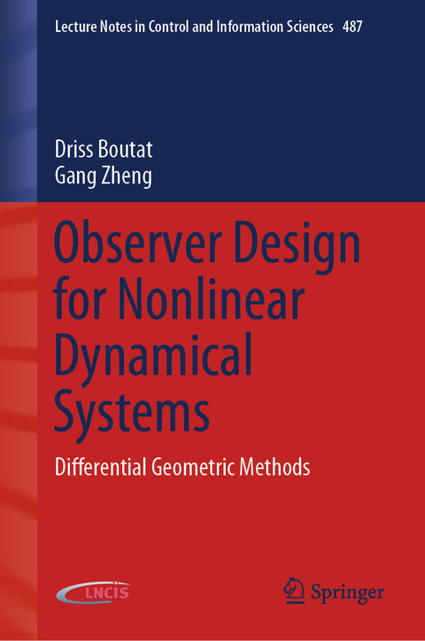 Observer Design for Nonlinear Dynamical Systems - Driss Boutat, Gang Zheng