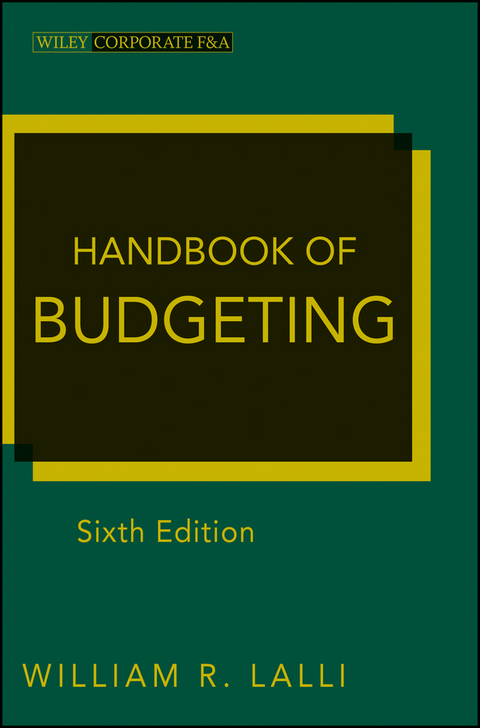 Handbook of Budgeting - 