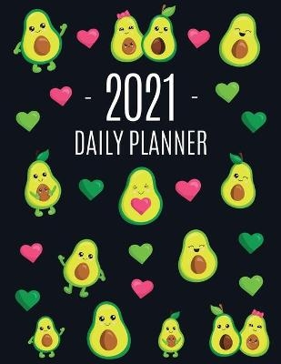 Avocado Daily Planner 2021 - Happy Oak Tree Journals