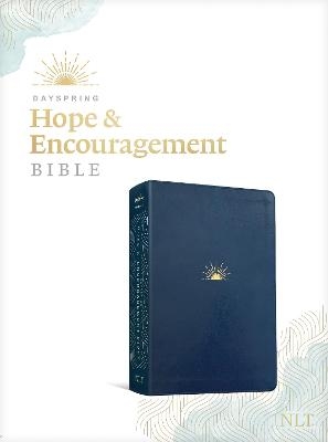 NLT DaySpring Hope & Encouragement Bible, Navy -  Tyndale