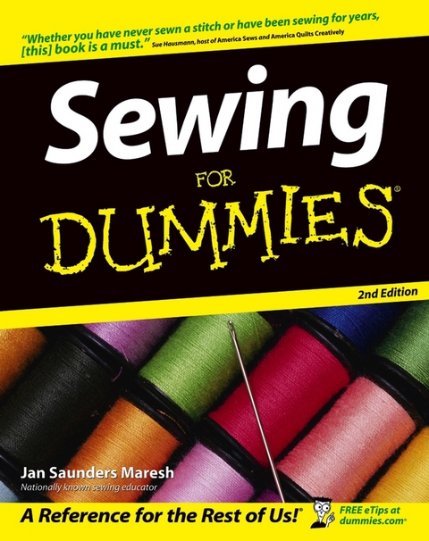 Sewing For Dummies -  Jan Saunders Maresh