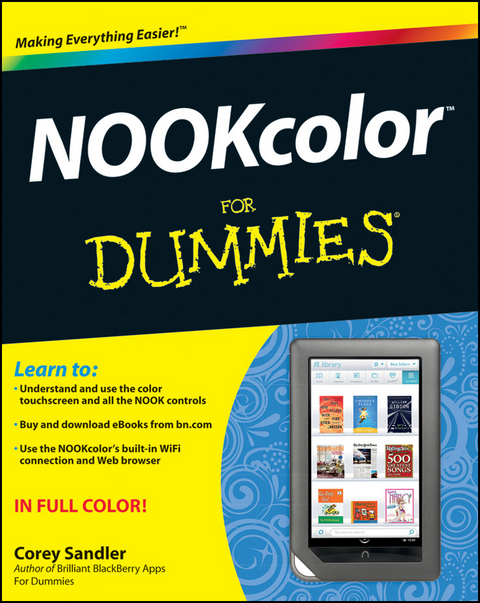 NOOKcolor For Dummies -  Corey Sandler