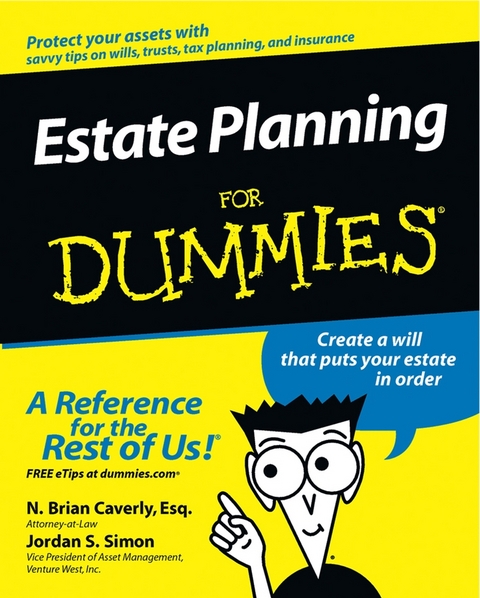 Estate Planning For Dummies - N. Brian Caverly, Jordan S. Simon