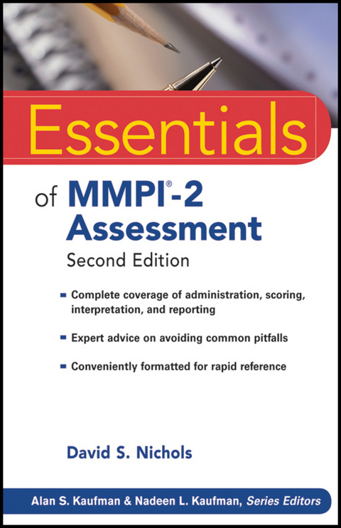 Essentials of MMPI-2 Assessment -  David S. Nichols