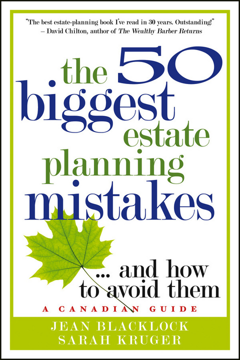 50 Biggest Estate Planning Mistakes...and How to Avoid Them -  Jean Blacklock,  Sarah Kruger