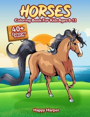 Horses Coloring Book - Harper Hall