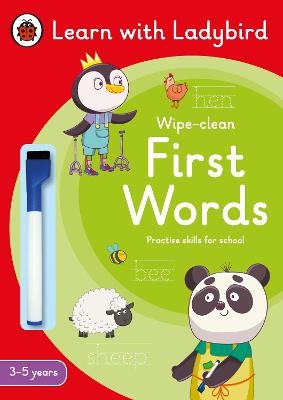 First Words: A Learn with Ladybird Wipe-Clean Activity Book 3-5 years -  Ladybird