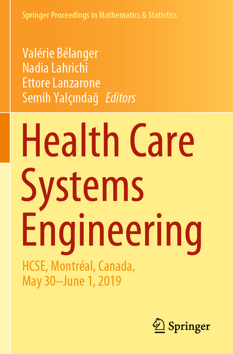 Health Care Systems Engineering - 