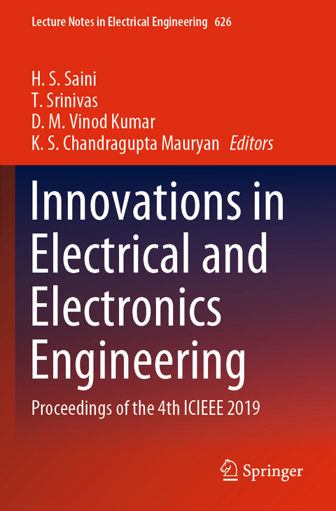 Innovations in Electrical and Electronics Engineering - 