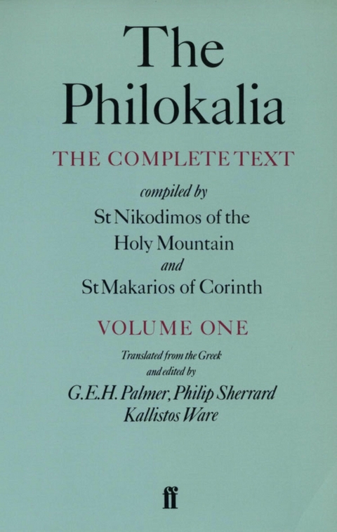 The Philokalia Vol 1 -  G.E.H. Palmer