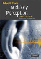 Auditory Perception -  Richard M. Warren