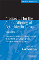 Prospectus for the Public Offering of Securities in Europe: Volume 1