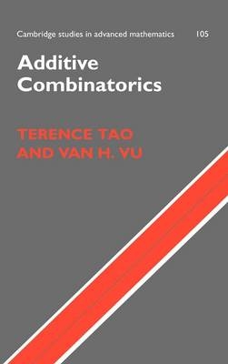 Additive Combinatorics -  Terence Tao,  Van H. Vu