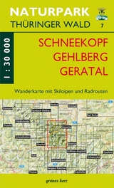 Wanderkarte Schneekopf/Gehlberg/Gräfenroda - 