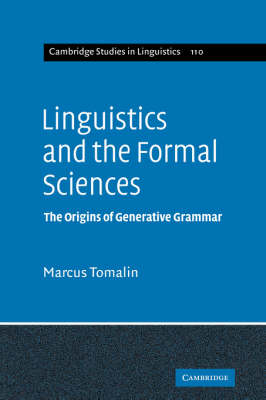 Linguistics and the Formal Sciences -  Marcus Tomalin