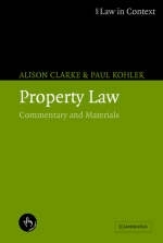 Property Law -  Alison Clarke,  Paul Kohler