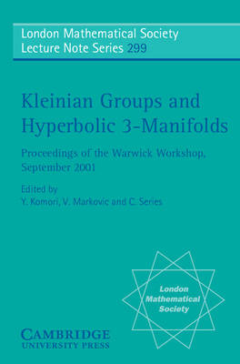 Kleinian Groups and Hyperbolic 3-Manifolds - 