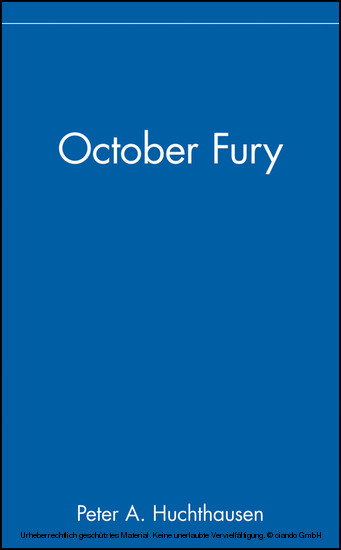 October Fury -  Peter A. Huchthausen