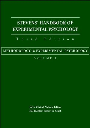 Stevens' Handbook of Experimental Psychology, Volume 4, Methodology in  Experimental Psychology - 