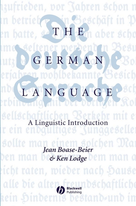 German Language -  Jean Boase-Beier,  Ken R. Lodge