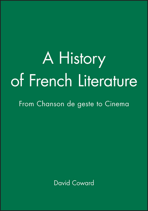 History of French Literature - 