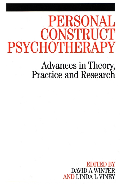 Personal Construct Psychotherapy - David A. Winter, Linda Viney