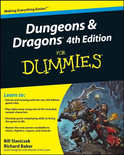 Dungeons and Dragons 4th Edition For Dummies, 2nd Edition - Bill Slavicsek, Rich Baker