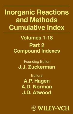 Inorganic Reactions and Methods, Cumulative Index, Part 2 - J. J. Zuckerman