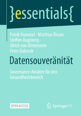 Datensouveränität - Patrik Hummel, Matthias Braun, Steffen Augsberg, Ulrich von Ulmenstein, Peter Dabrock