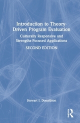 Introduction to Theory-Driven Program Evaluation - Donaldson, Stewart I.
