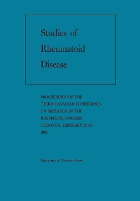 Studies of Rheumatoid Disease -  Canadian Rheumatism Association