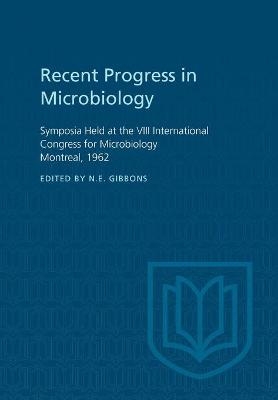 Recent Progress in Microbiology VIII - 