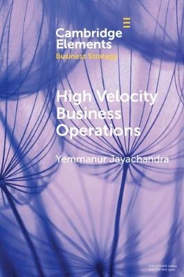 High Velocity Business Operations - Yemmanur Jayachandra