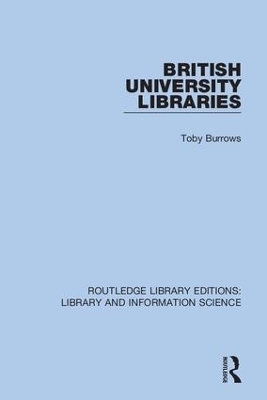 British University Libraries - Toby Burrows