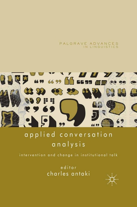 Applied Conversation Analysis - 