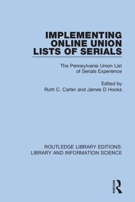 Implementing Online Union Lists of Serials - 