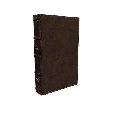 NKJV, Large Print Verse-by-Verse Reference Bible, Maclaren Series, Genuine Leather, Brown, Thumb Indexed, Comfort Print -  Thomas Nelson