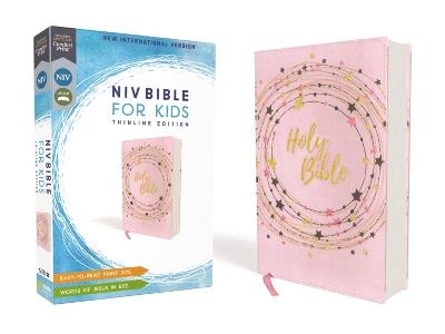 NIV, Bible for Kids, Flexcover, Pink/Gold, Red Letter, Comfort Print -  Zonderkidz