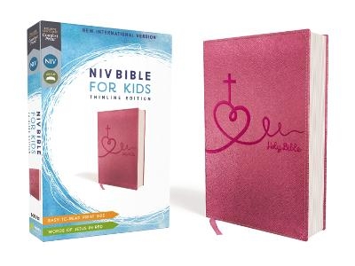 NIV, Bible for Kids, Leathersoft, Pink, Red Letter, Comfort Print -  Zonderkidz