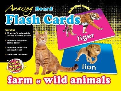 Amazing Board Flash Cards Farm & Wild Animals -  Mind To Mind