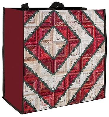 Carolie Hensley's Holiday Log Cabin Eco Tote - Carolie Hensley