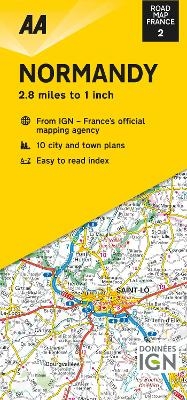 Road Map Normandy