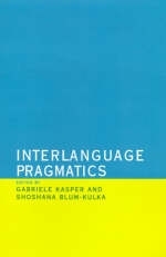 Interlanguage Pragmatics - 