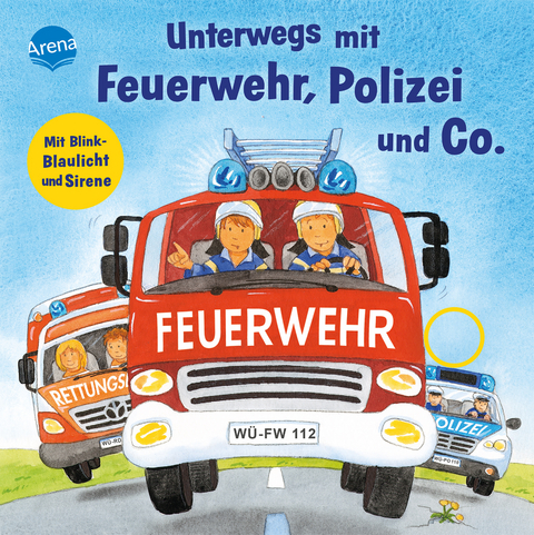 Unterwegs mit Feuerwehr, Polizei und Co. Mit… von Kerstin M. Schuld, ISBN  978-3-401-71797-5
